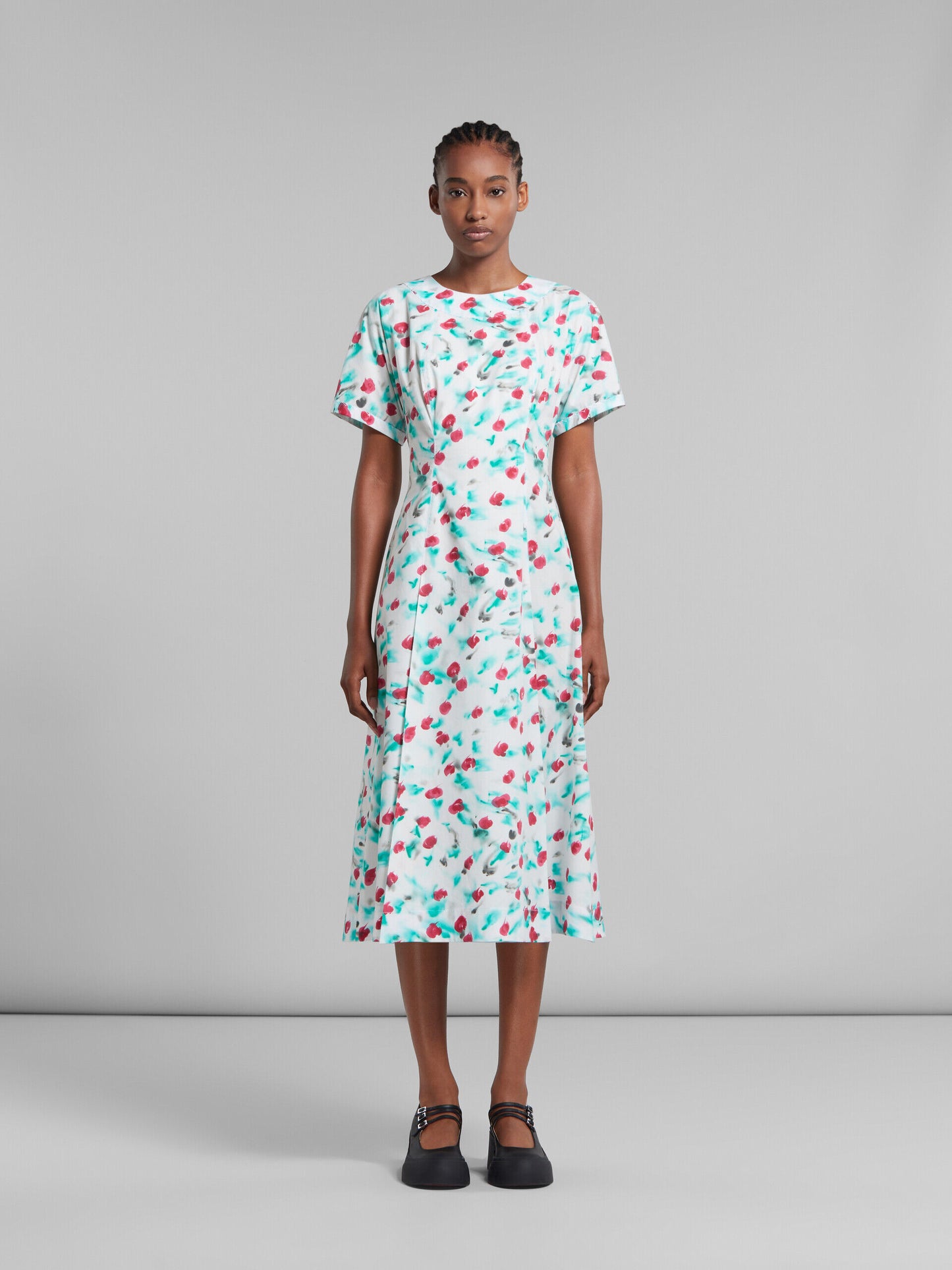 White Fibres Casual Dress