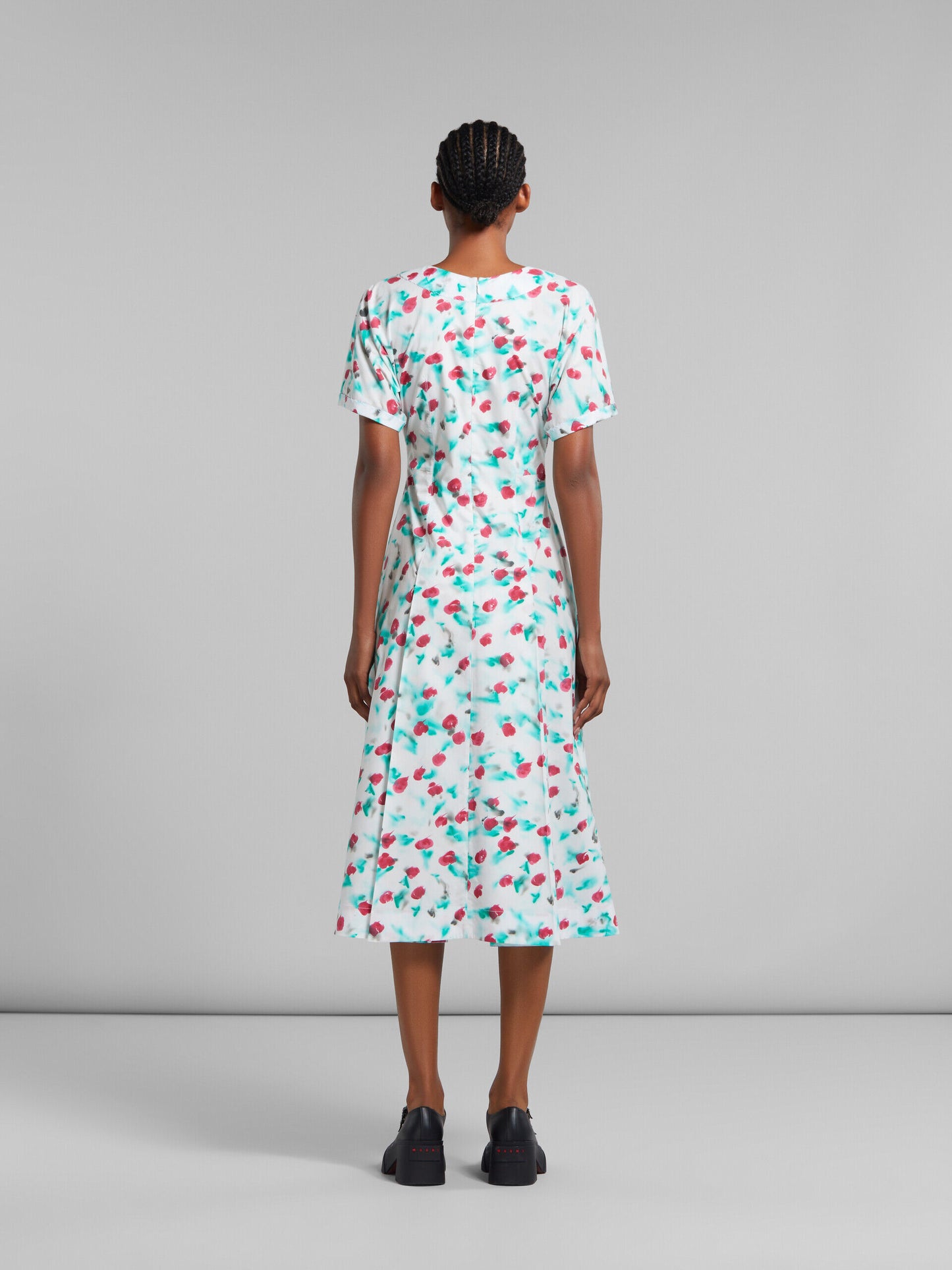 White Fibres Casual Dress