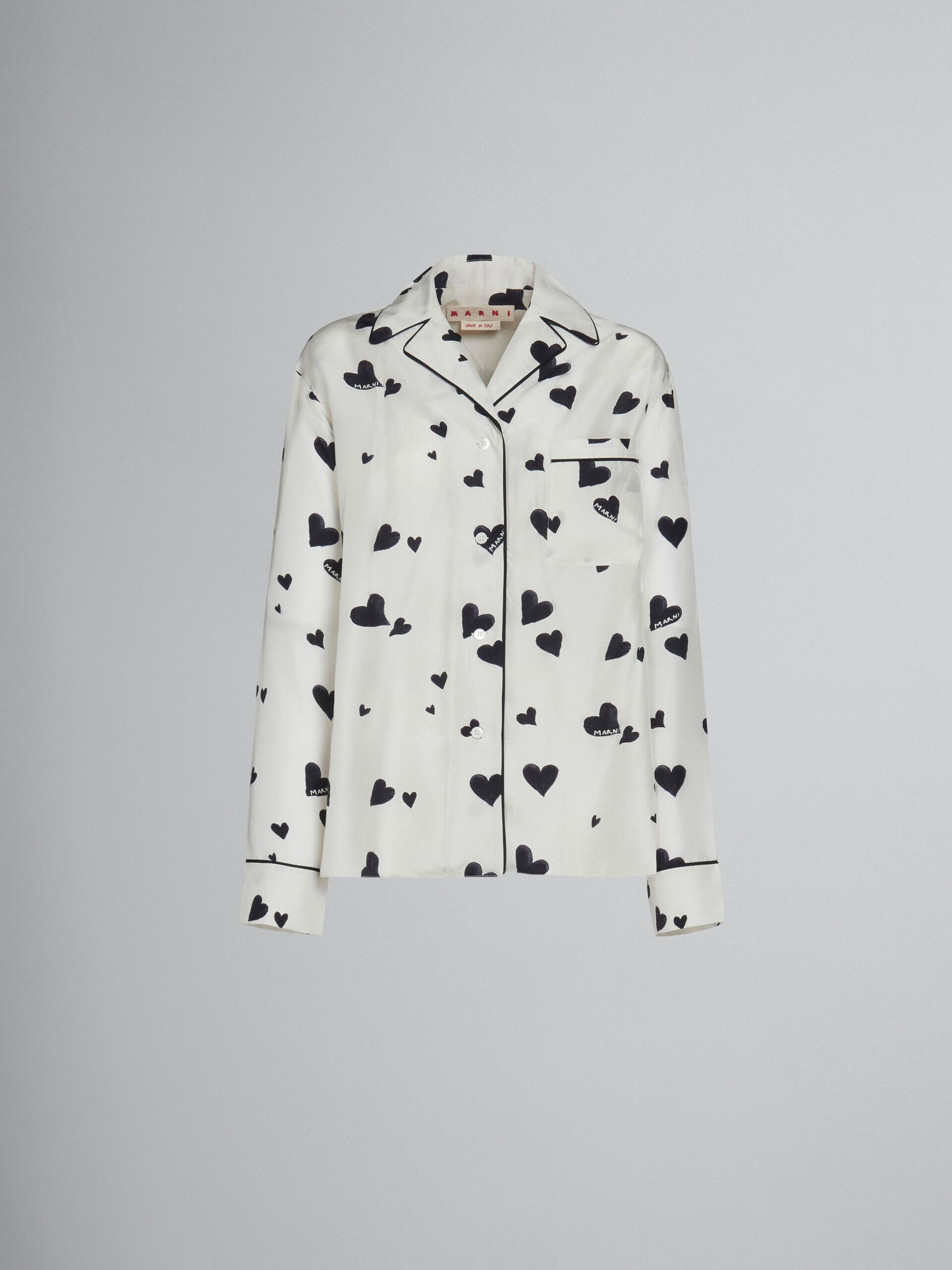 White Fibres Pattern Shirt