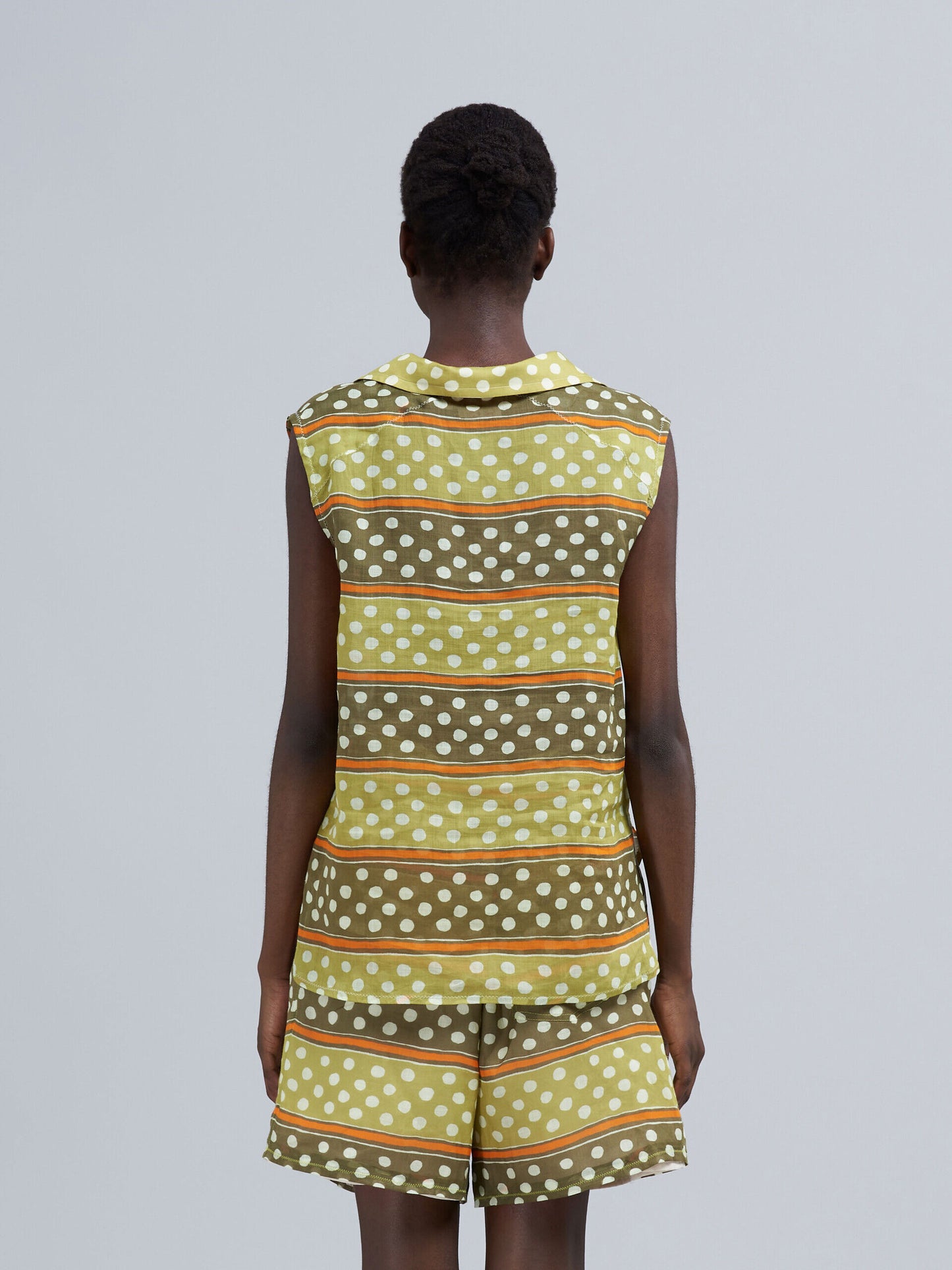 Green Fibres Pattern Shirt