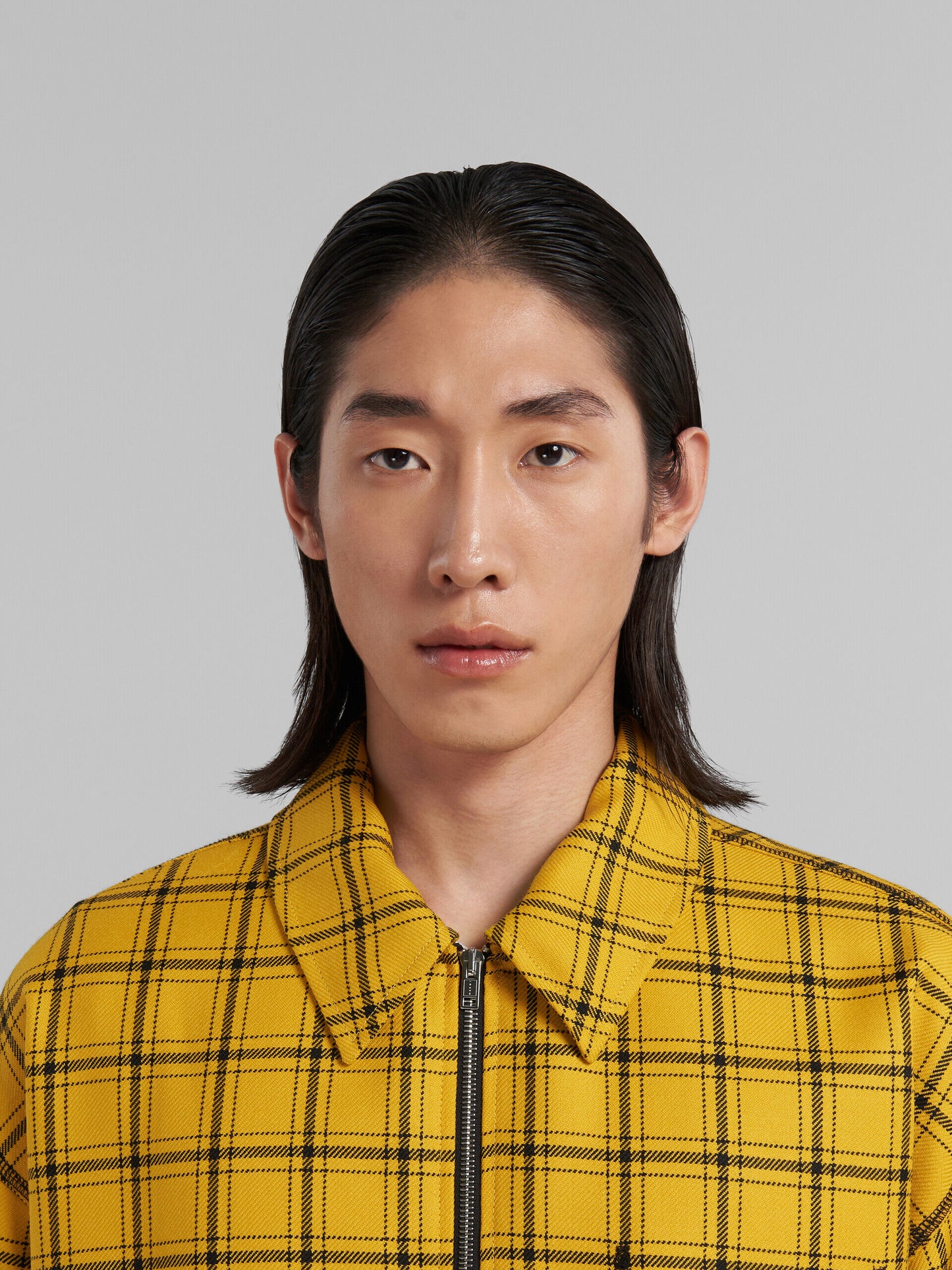 Yellow Fibres Coat