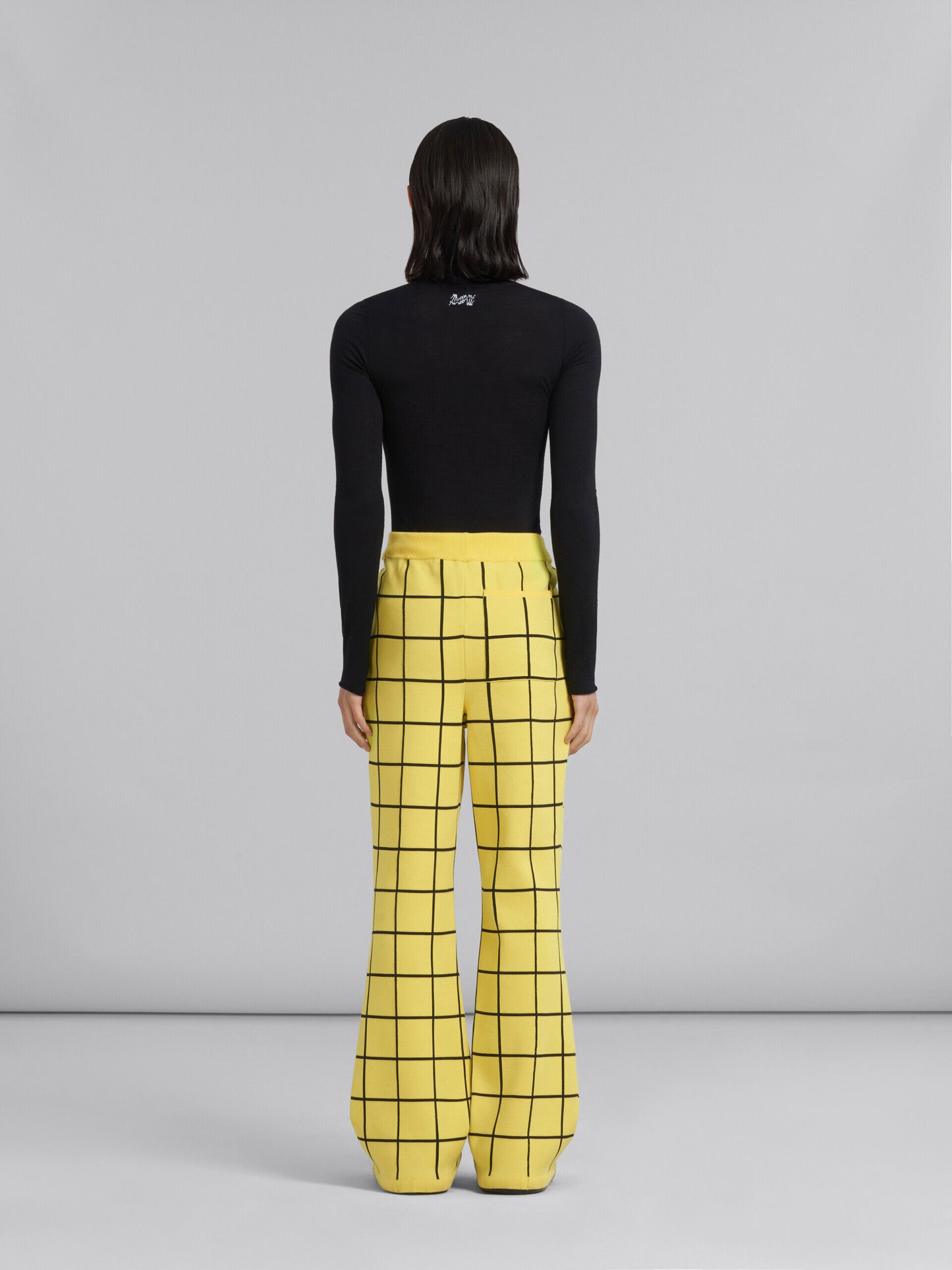 Yellow Fibres Flared Pants