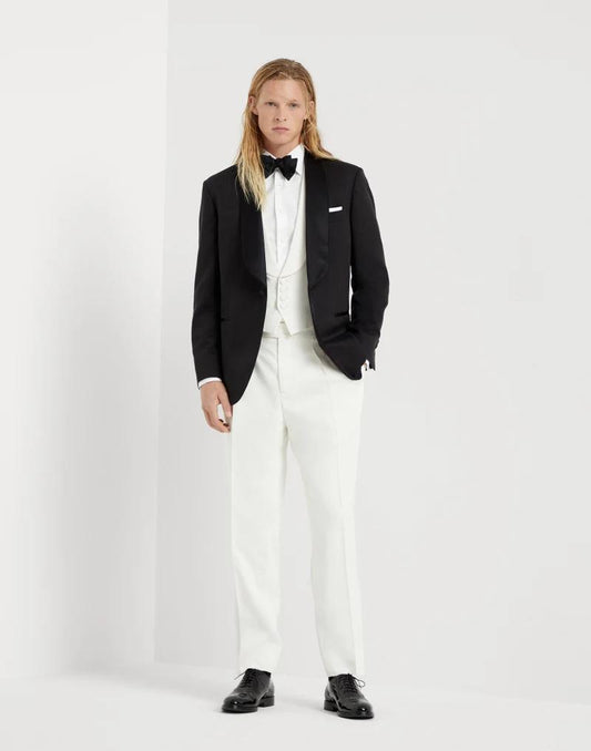 Black Silk Blazer