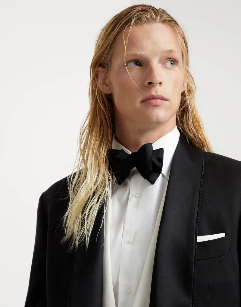 Black Silk Blazer