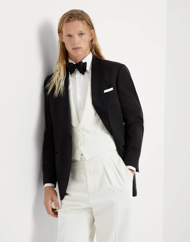 Black Silk Blazer