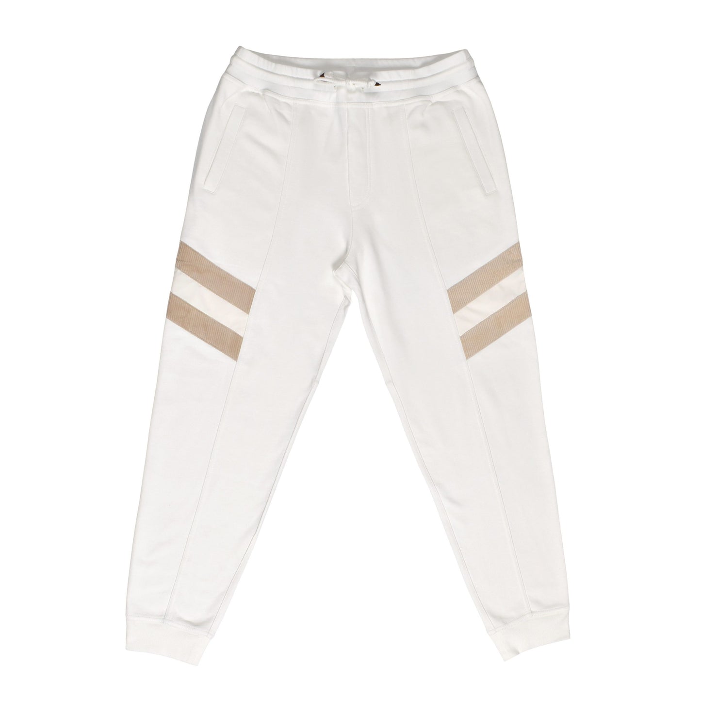 White Cotton Joggers (Workout Pants)