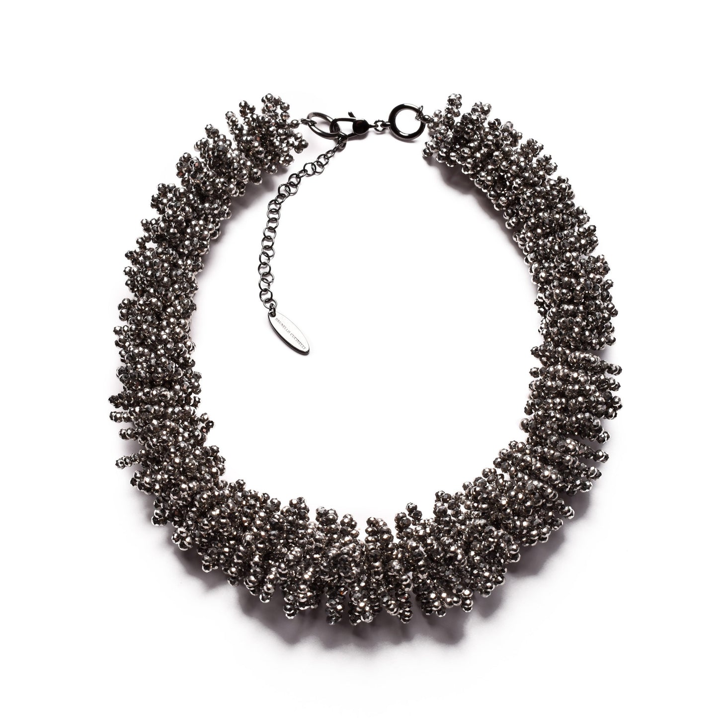Silver Glass Necklace