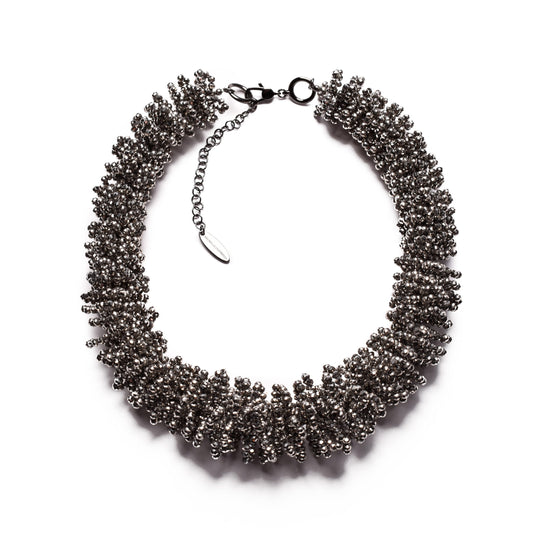 Silver Glass Necklace