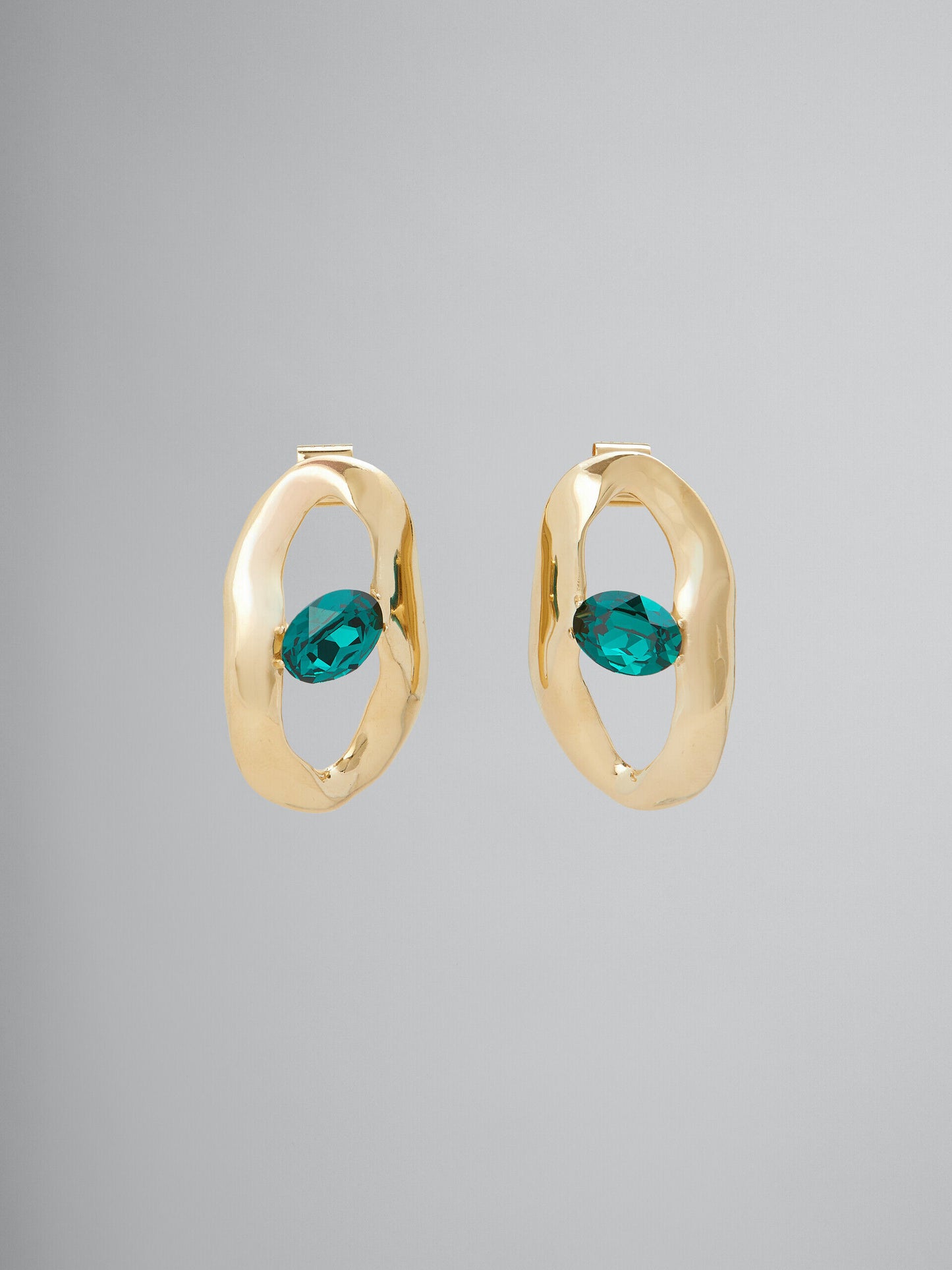 Bicolor Fibres Earrings