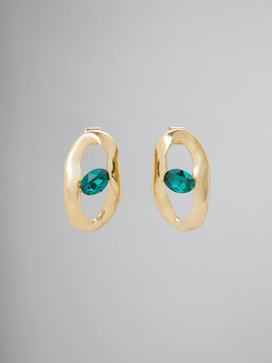 Bicolor Fibres Earrings