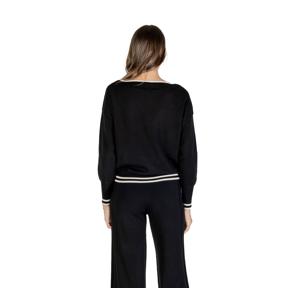 Black And White Cashmere Sweater
