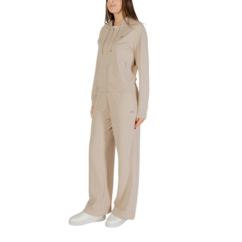 Beige Cotton Tracksuit