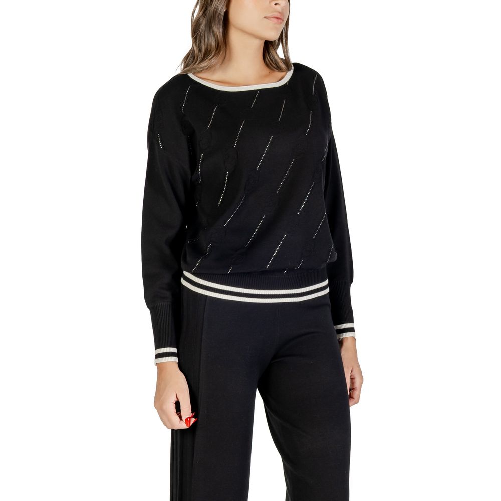 Black And White Cashmere Sweater