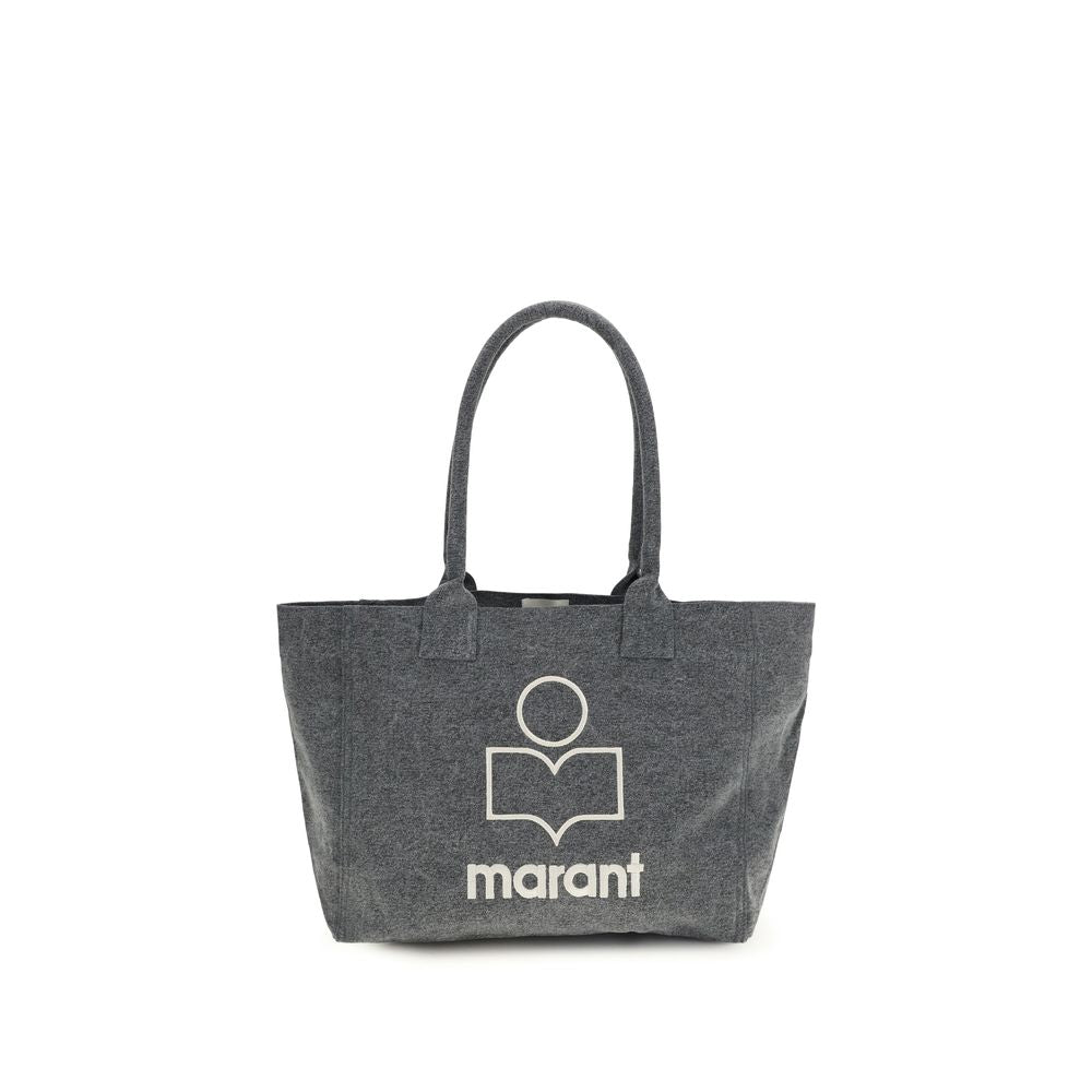 Gray Cotton Shoulder Bag