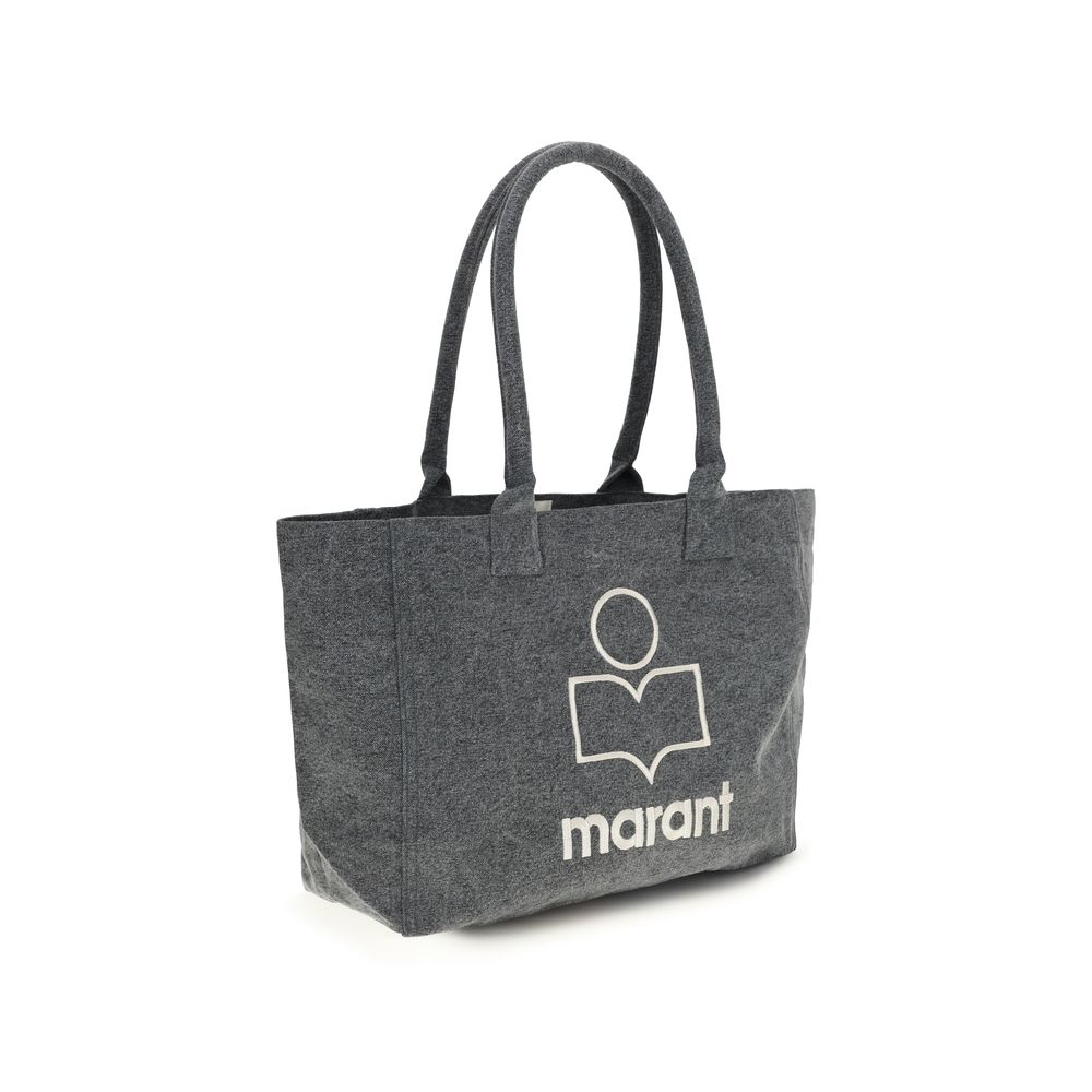Gray Cotton Shoulder Bag