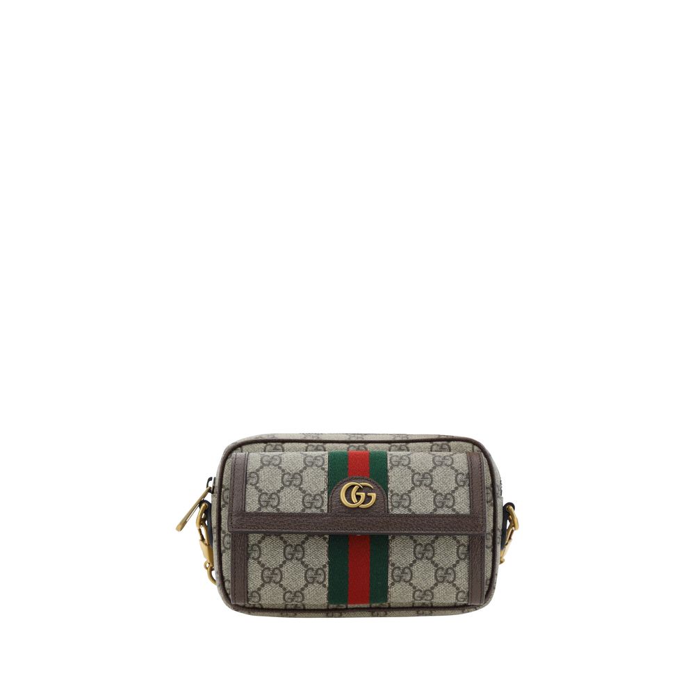 Brown Polyester Shoulder Bag