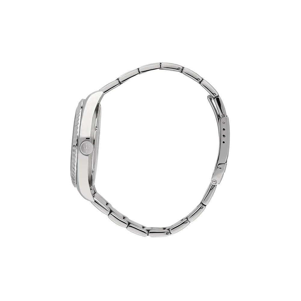 Gray Stainless Steel Dress Watch