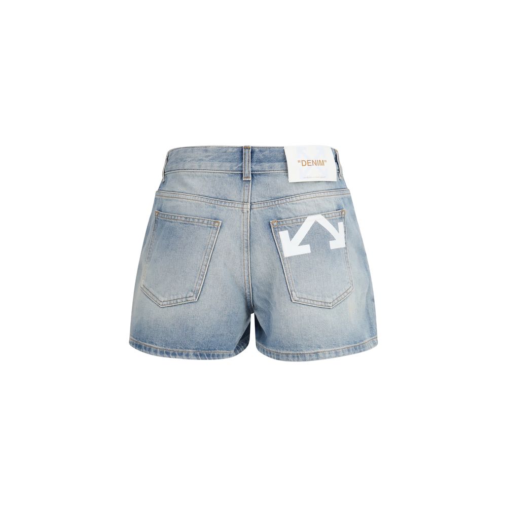 Blue Denim Shorts
