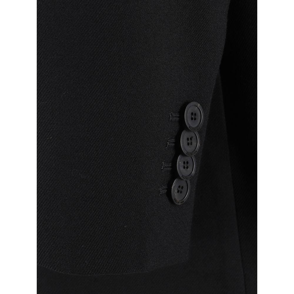 Black Wool Blazer