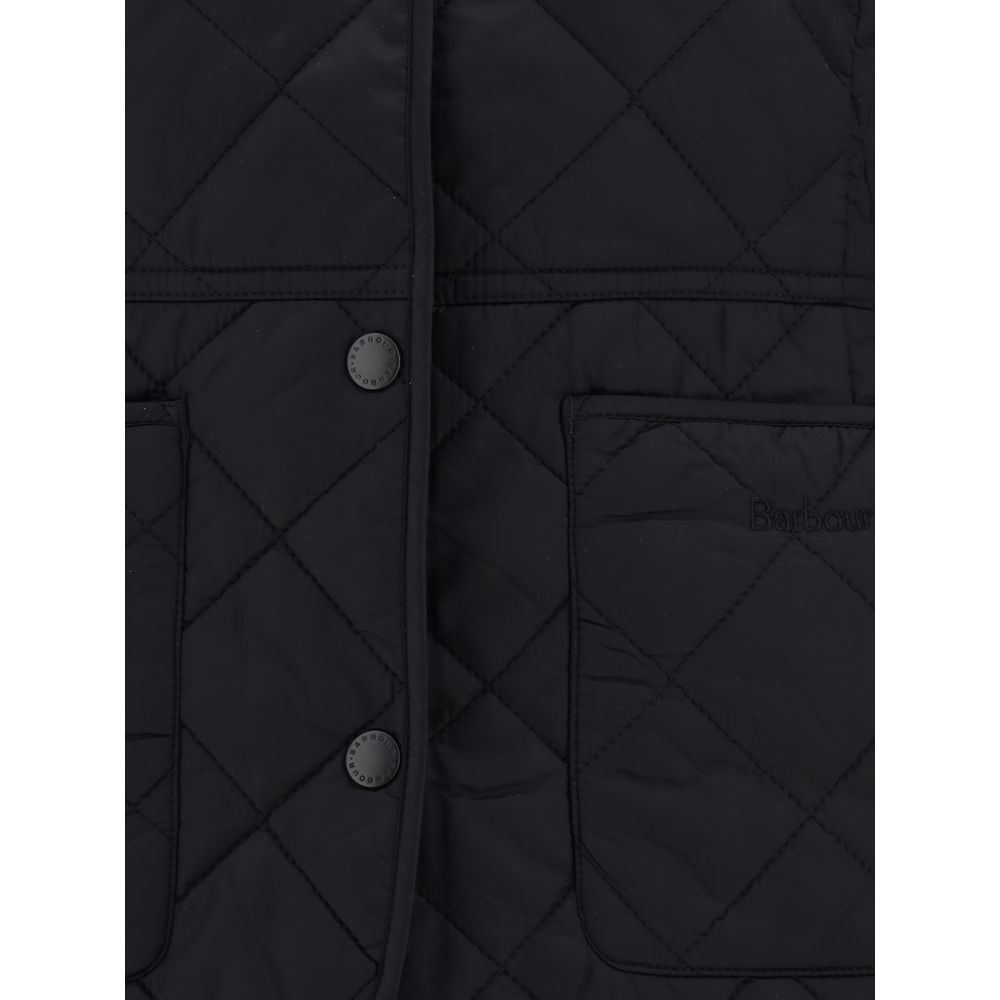 Black Polyester Coat