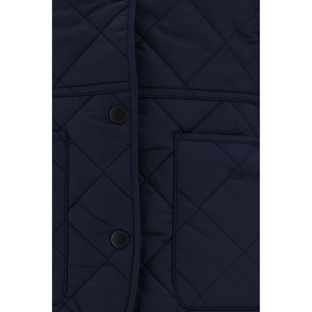 Blue Polyester Coat