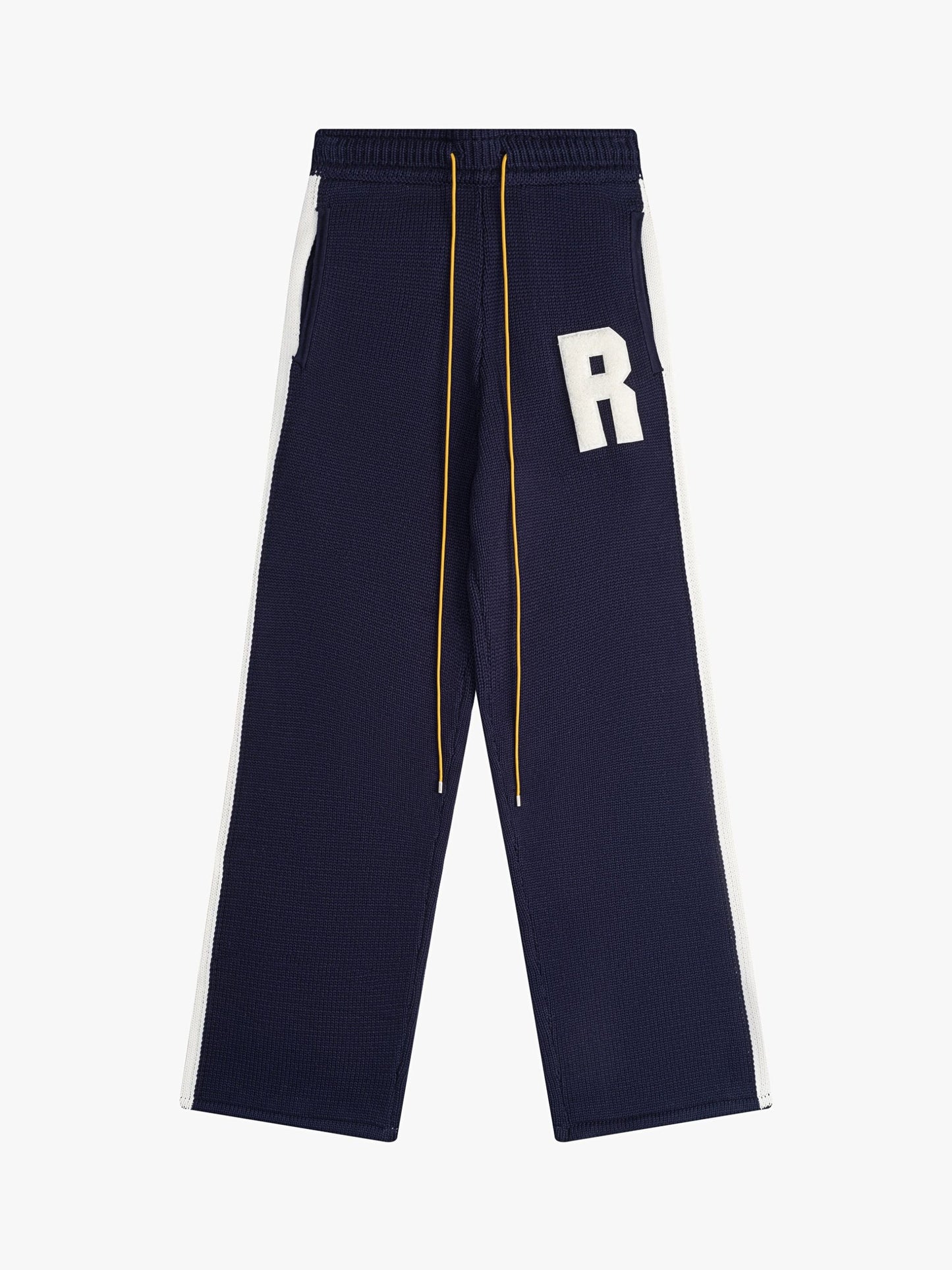 Navy Blue Fibres Casual Pants