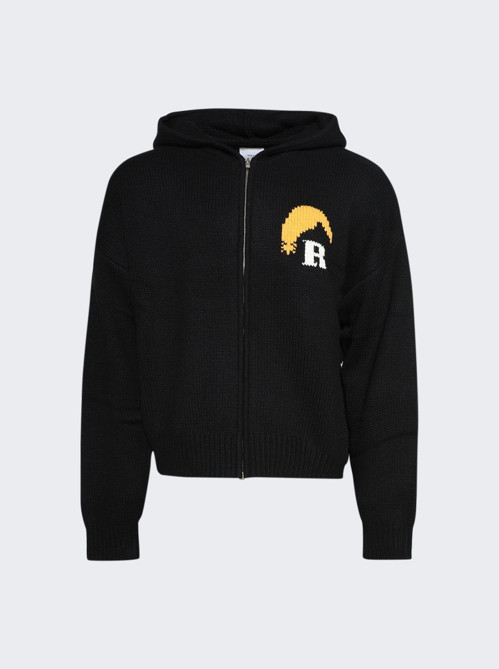 Black Wool Hoodie