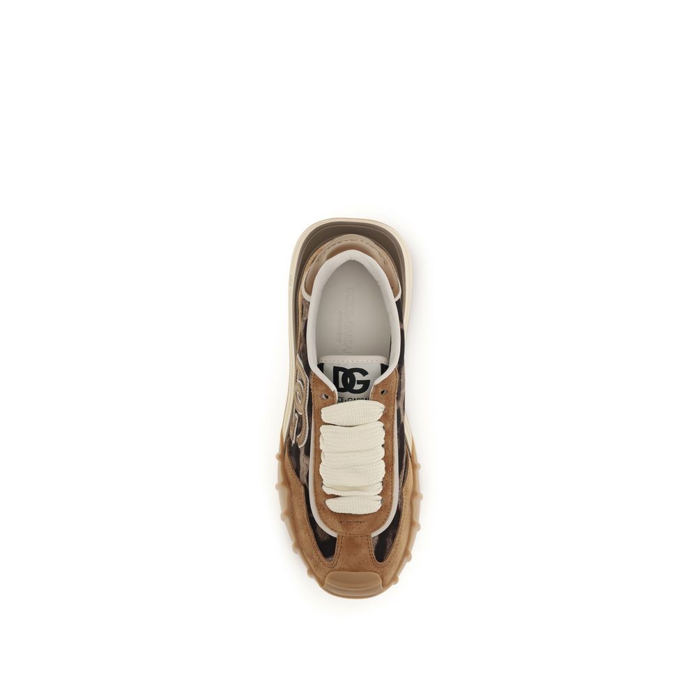 Multicolor Polyamide Athletic Sneakers