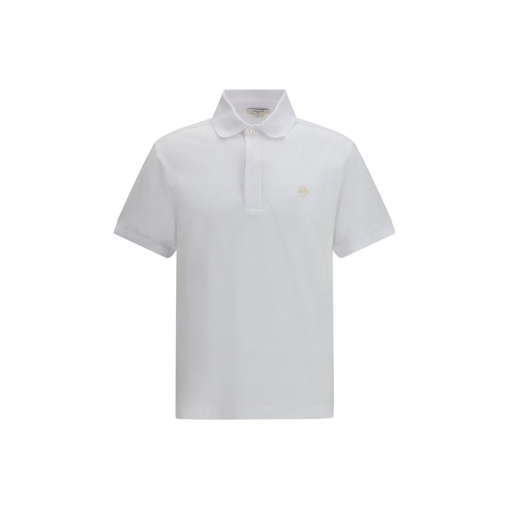 White Cotton Polo Shirt