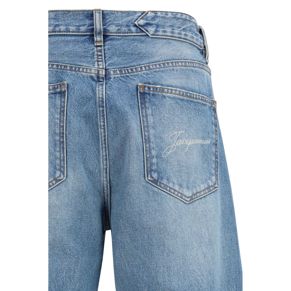 Blue Cotton Jeans Denim