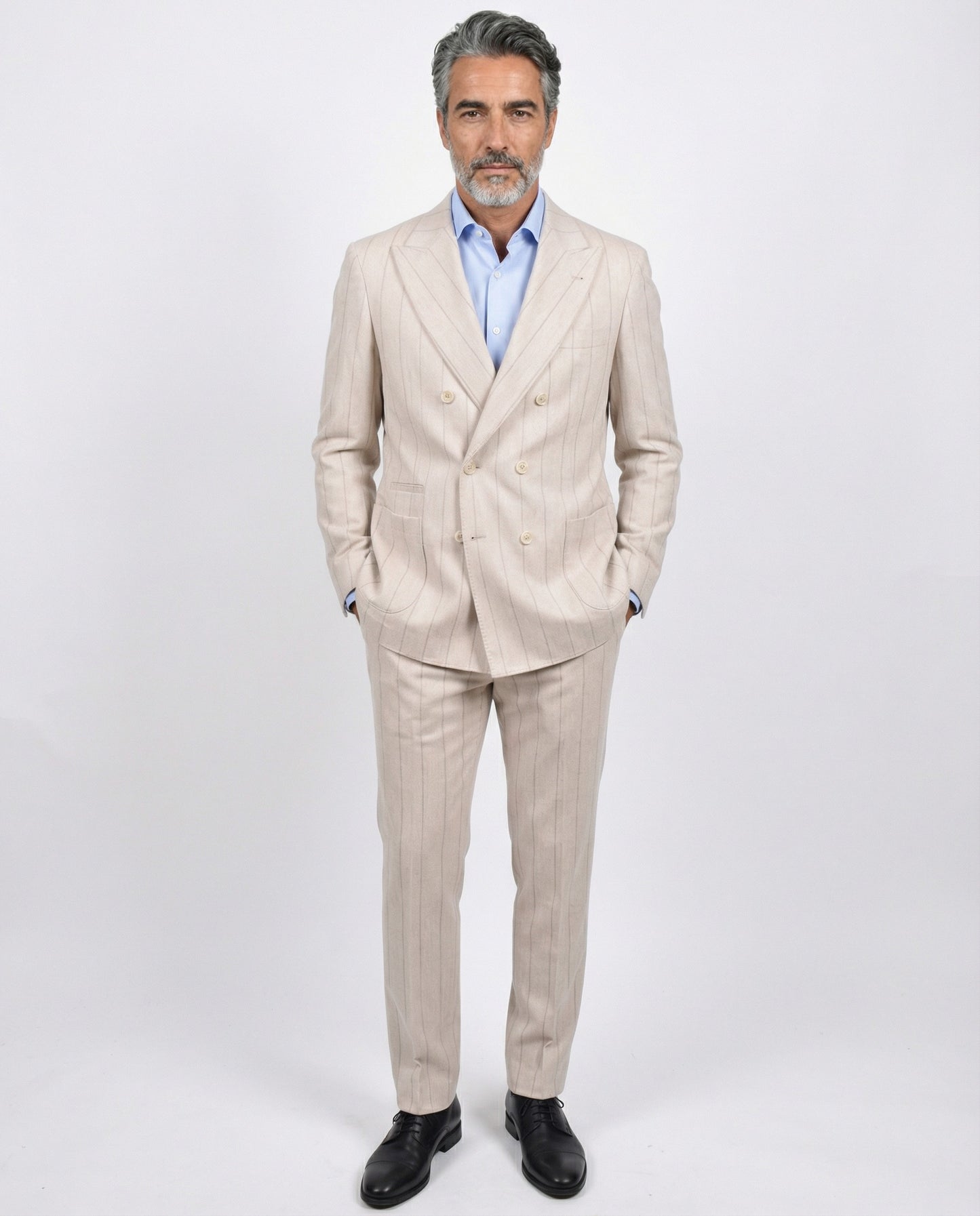 Beige Wool Blazer