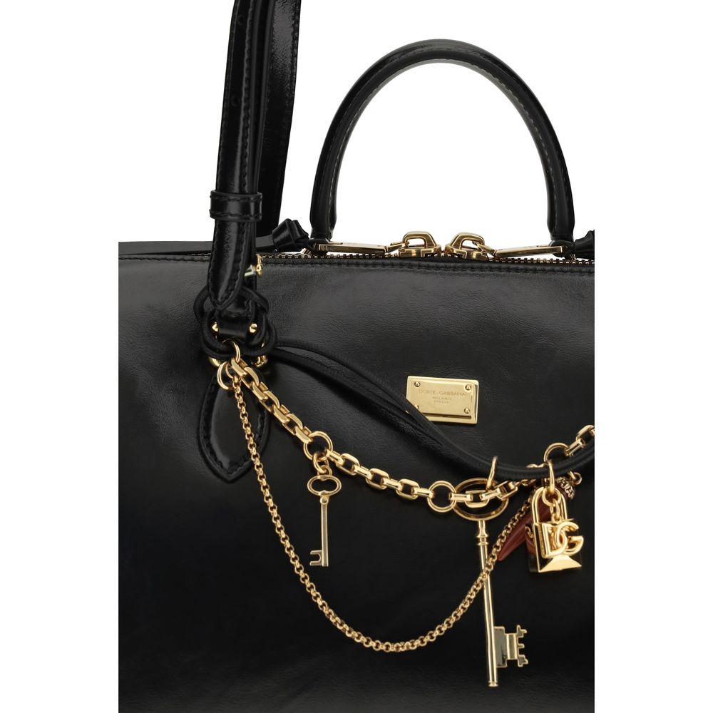 Black Calf Leather Bos Taurus Shoulder Bag