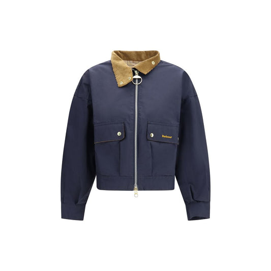Blue Cotton Shell Jacket