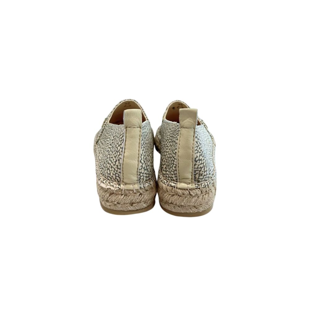 Bicolor Fabric Sandal