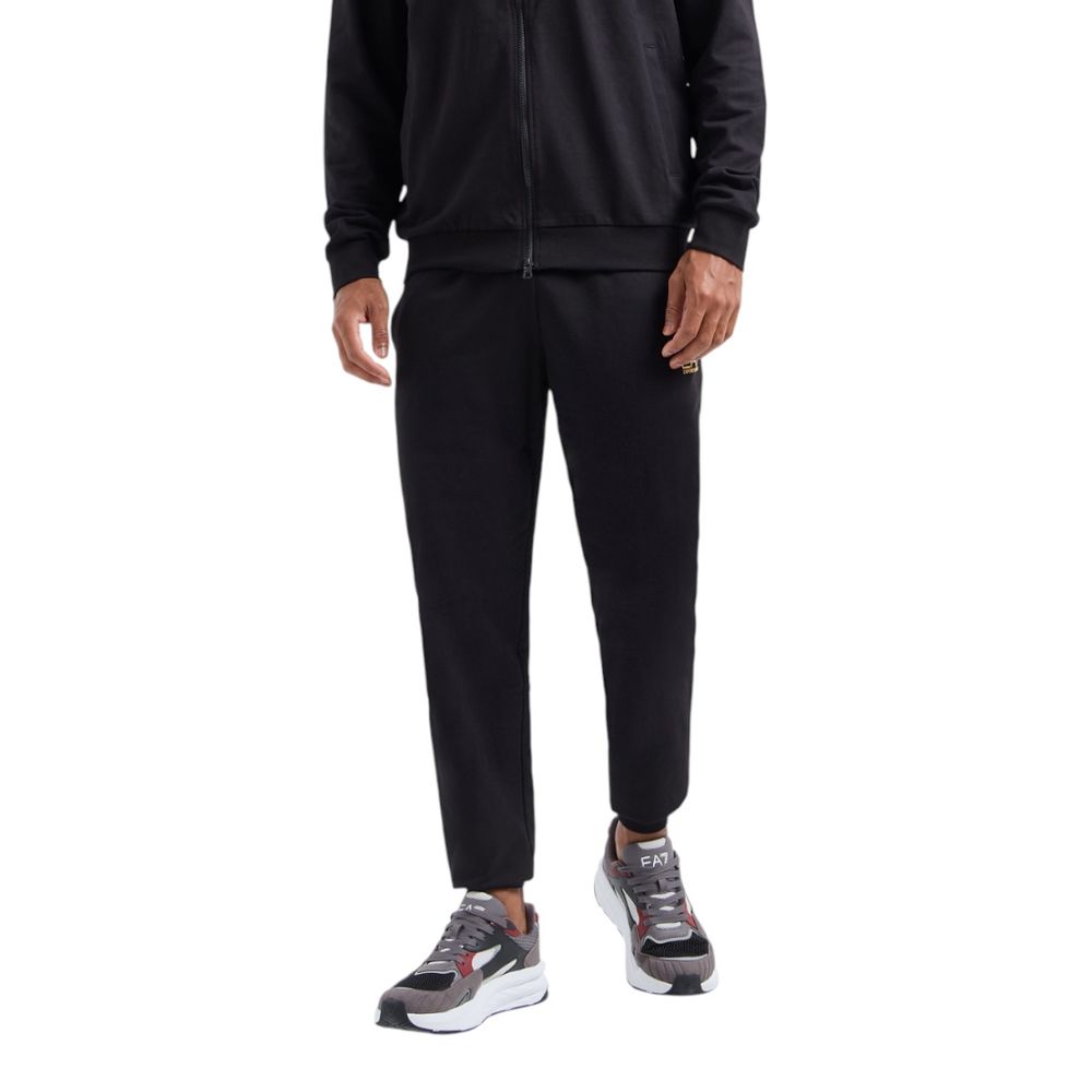 Black Cotton Sweatsuit