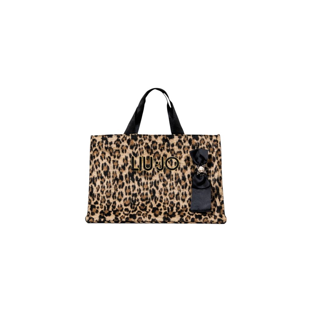 Bicolor Polyester Handbag