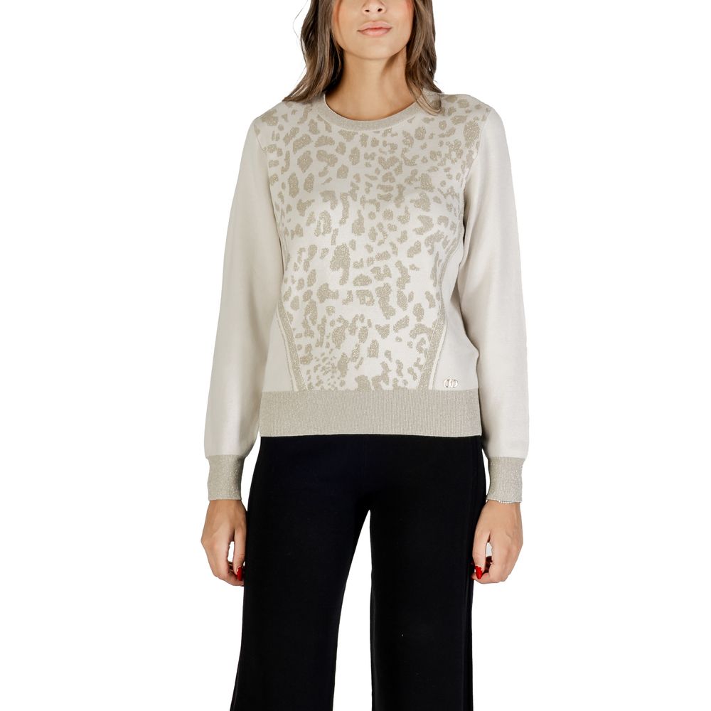 White Viscose Sweatshirt