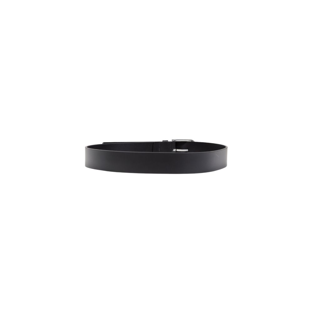 Black Leather Regular Belt