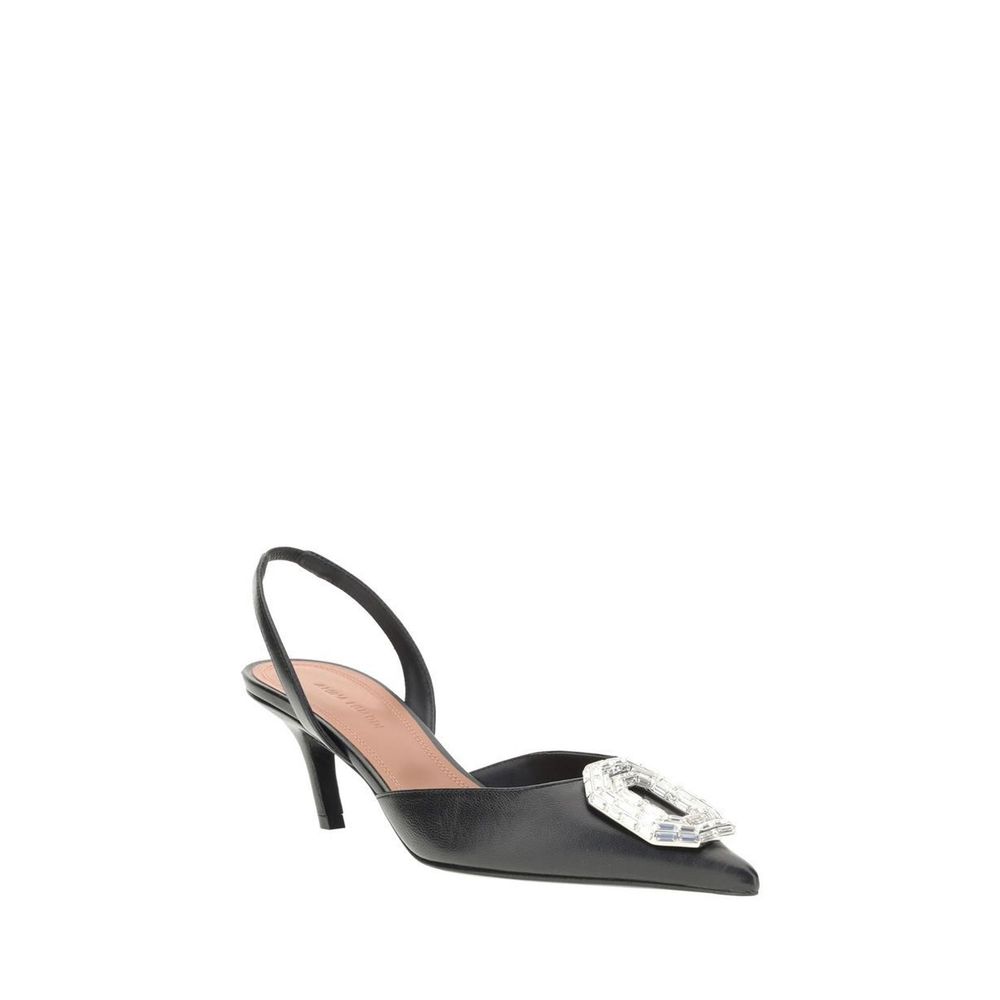 Black Calfskin Pumps