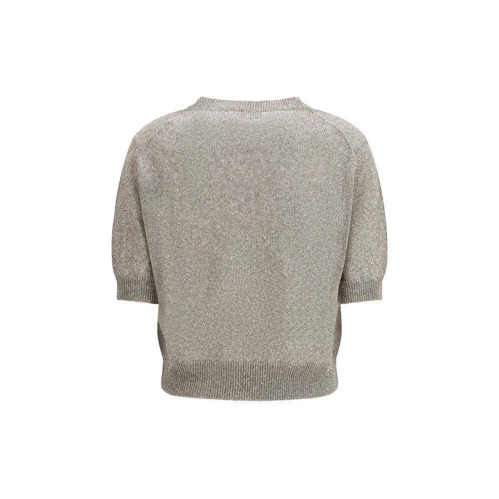 Brown Cotton Sweatshirt