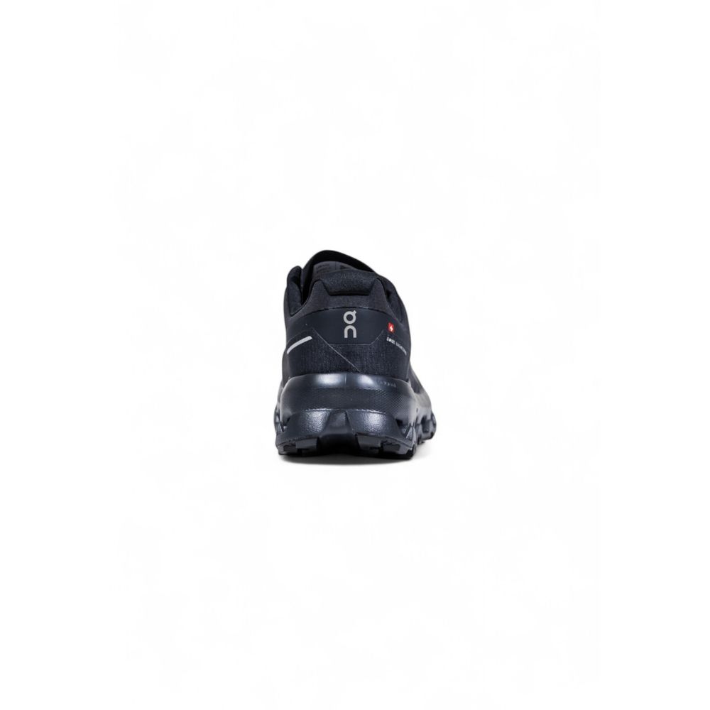 Black Synthetic Athletic Sneakers
