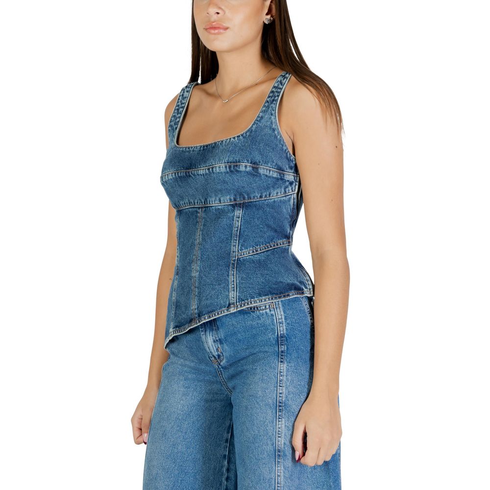 Blue Cotton Top
