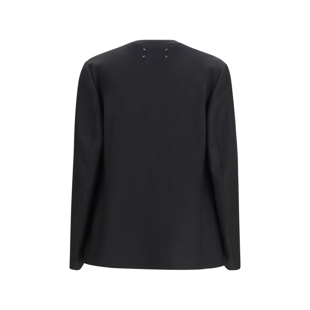 Black Fleece Wool Blazer