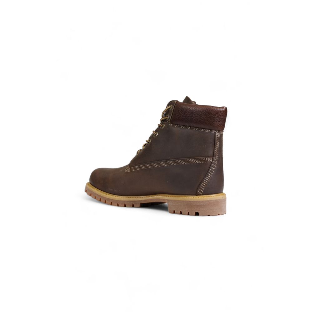 Brown Leather Athletic Sneakers