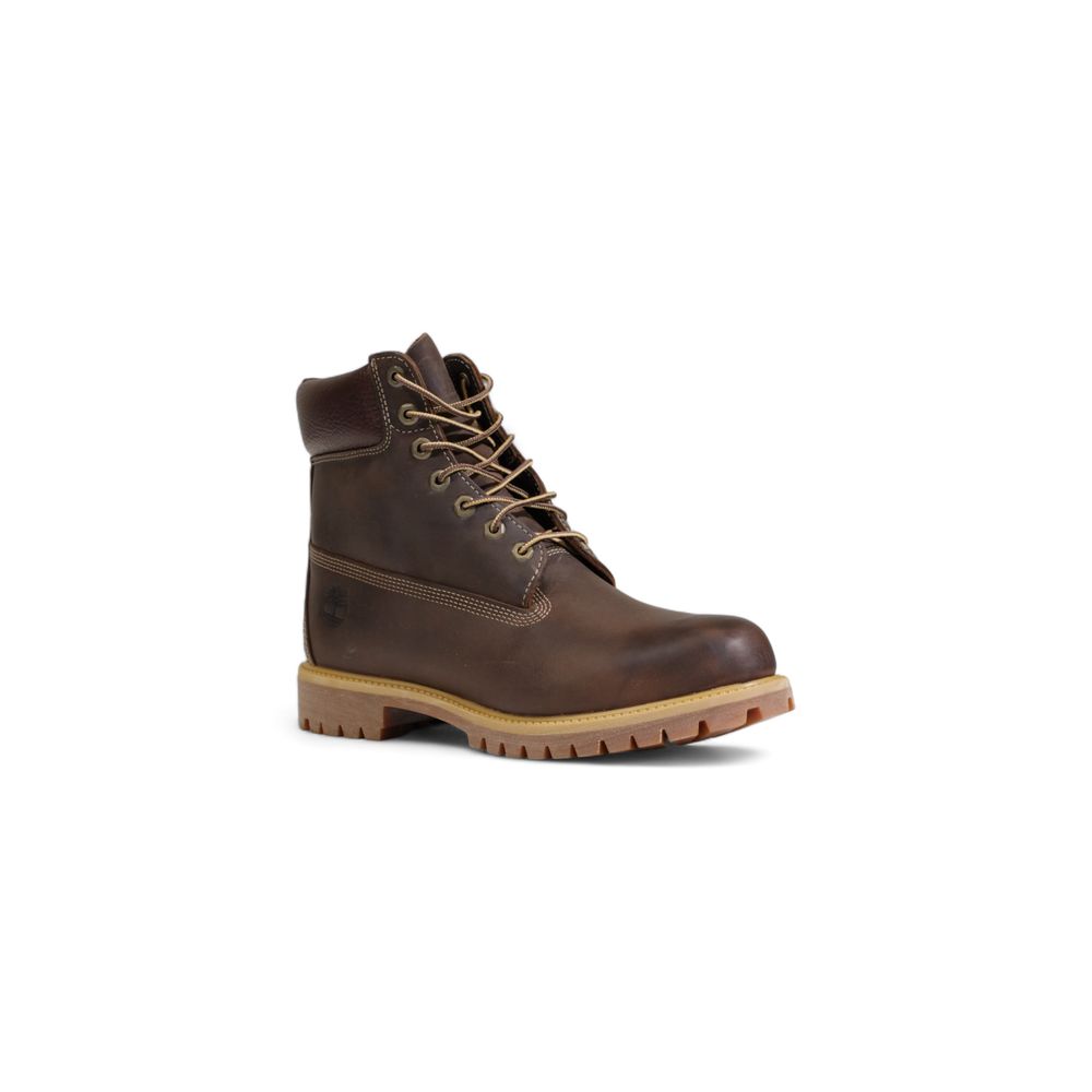 Brown Leather Athletic Sneakers