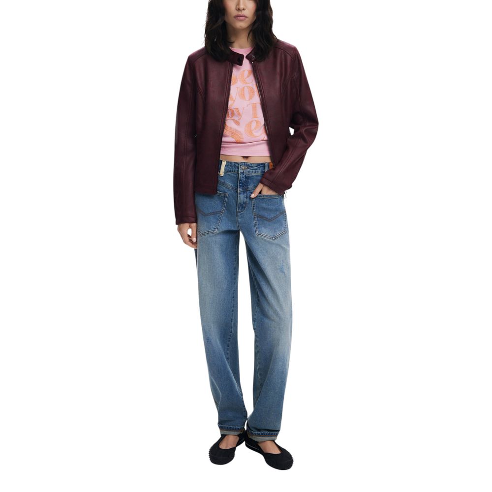 Bordeaux Leather Jacket