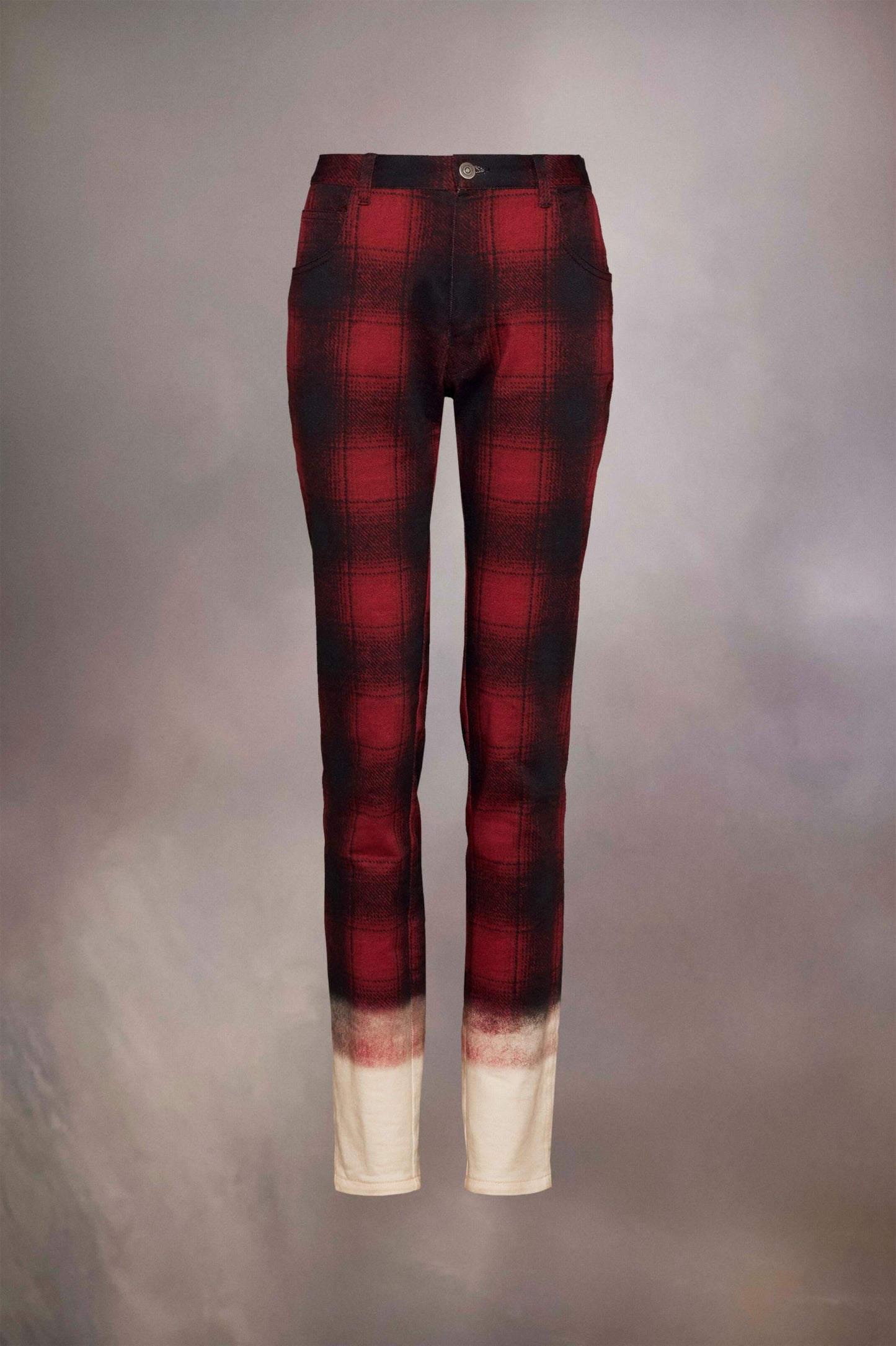 Bicolor Fibres Casual Pants