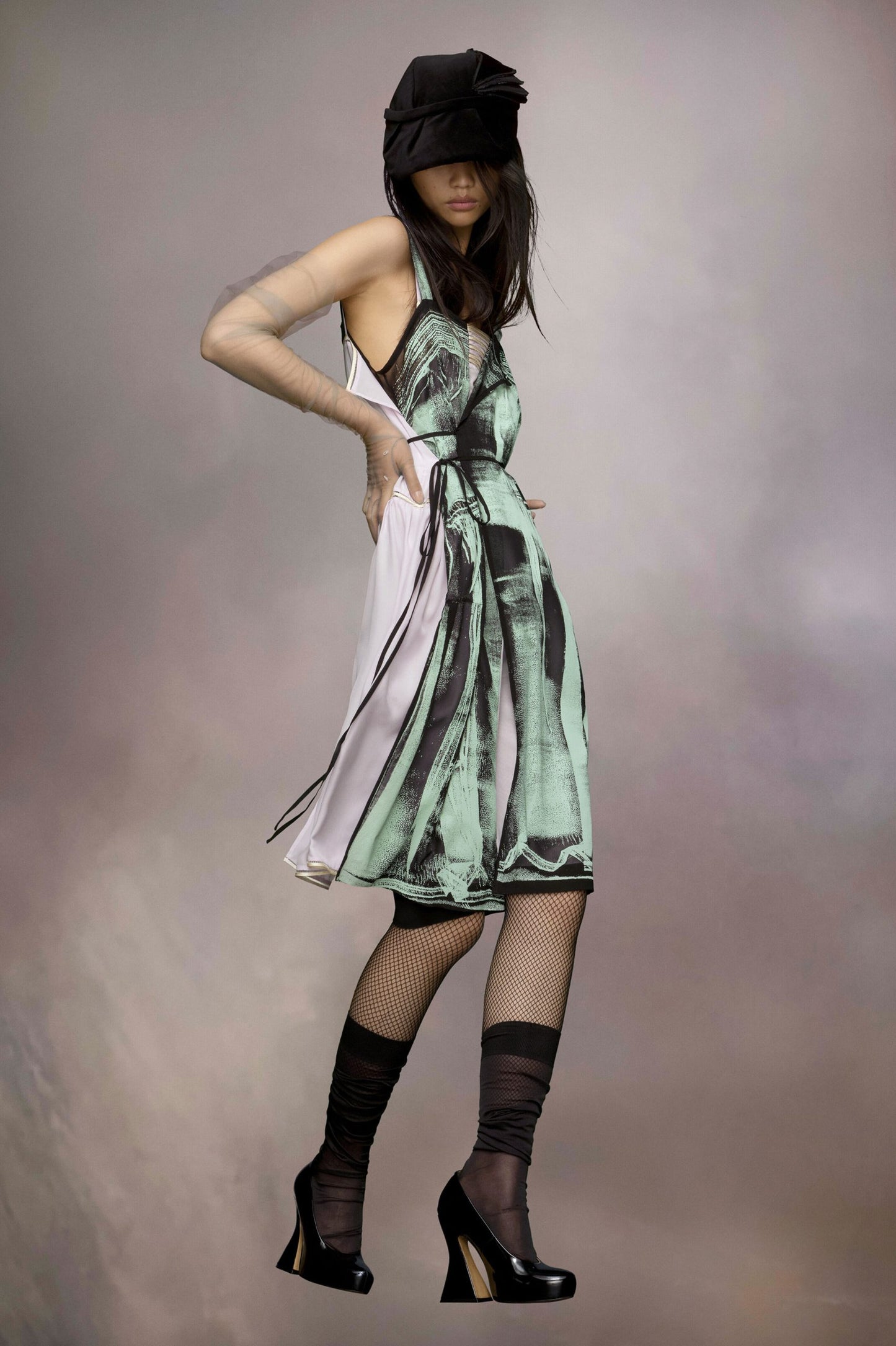 Green Fibres Midi Dress