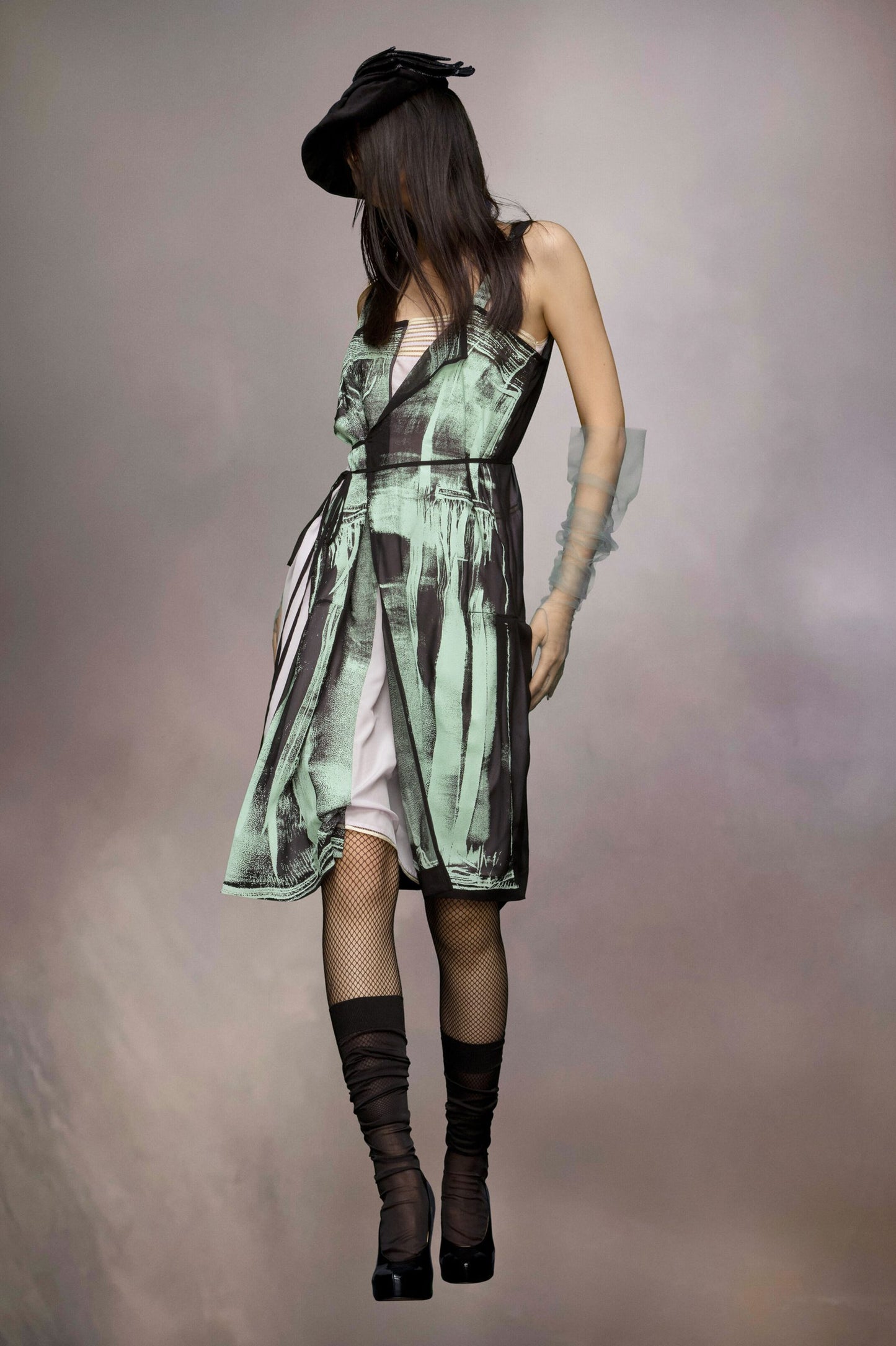 Green Fibres Midi Dress