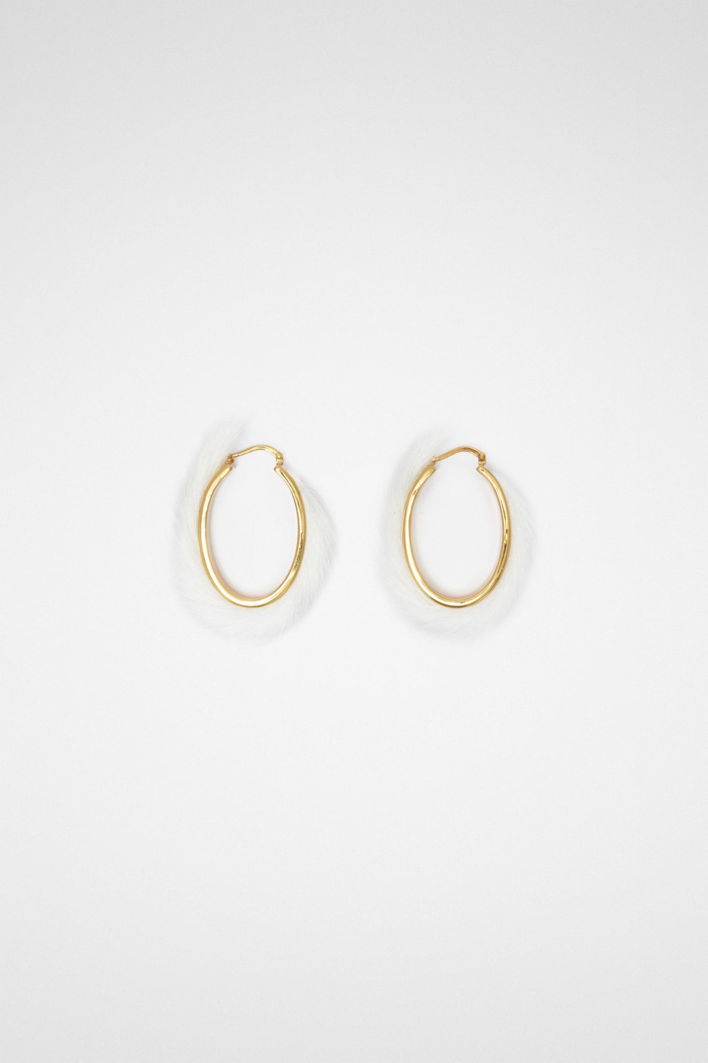 Gold Fibres Earrings